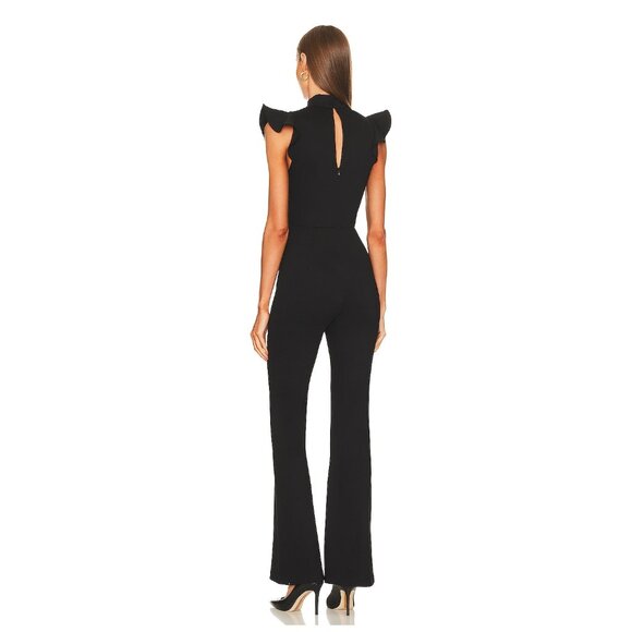 Amanda Uprichard X REVOLVE Davina Jumpsuit / Large / Black Wedding Formal - Picture 3 of 11